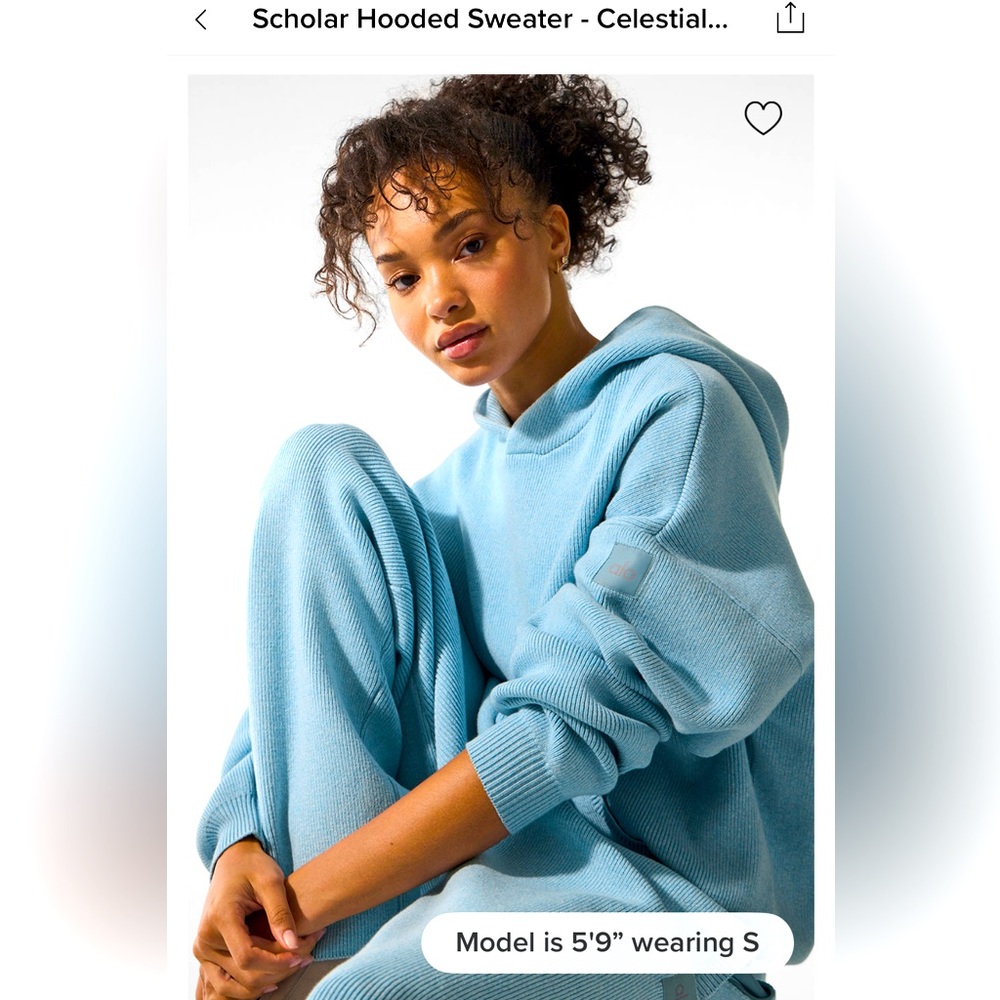 BRAND NEW SOLD OUT ! ALO SCHOLAR SET CELESTIAL BLUE